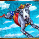 Illustration for article titled Artist draws superpowered canines on her sons lunch napkins